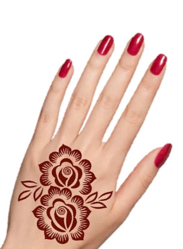 

Buy And Bill Henna Body Art Temporary Tattoo Stencil Sticker for Kids NAS-S01-Small