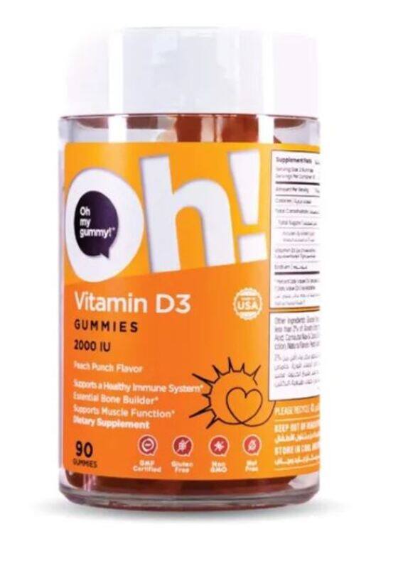 

OH MY OH VITAMIN D3 GUMMIES 90s