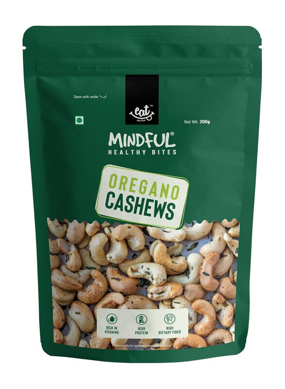 

Eat Anytime Mindful Healthy Bites Oregano Cashews, 300g