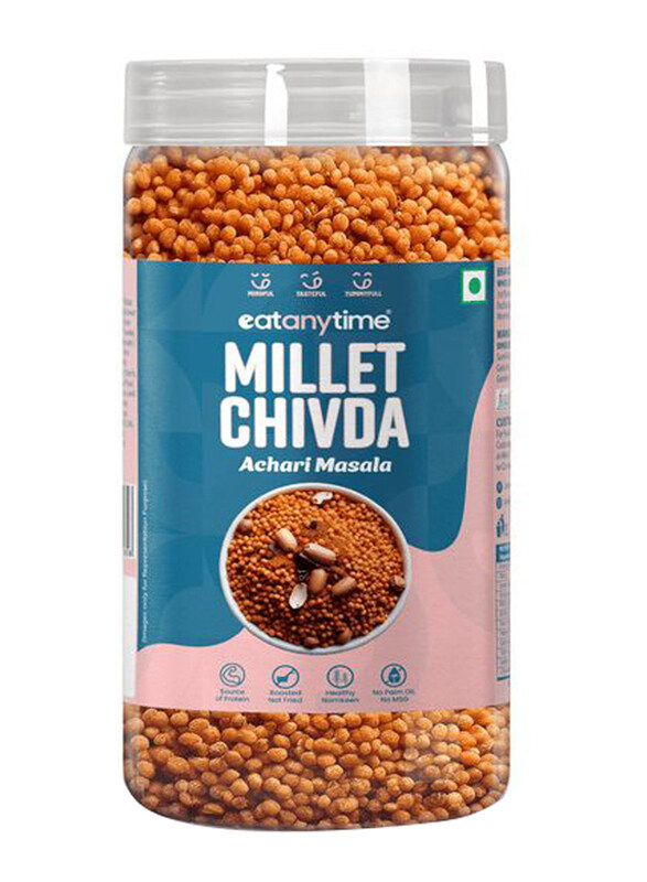 

Eat Anytime Achari Masala Millet Chivda, 300g