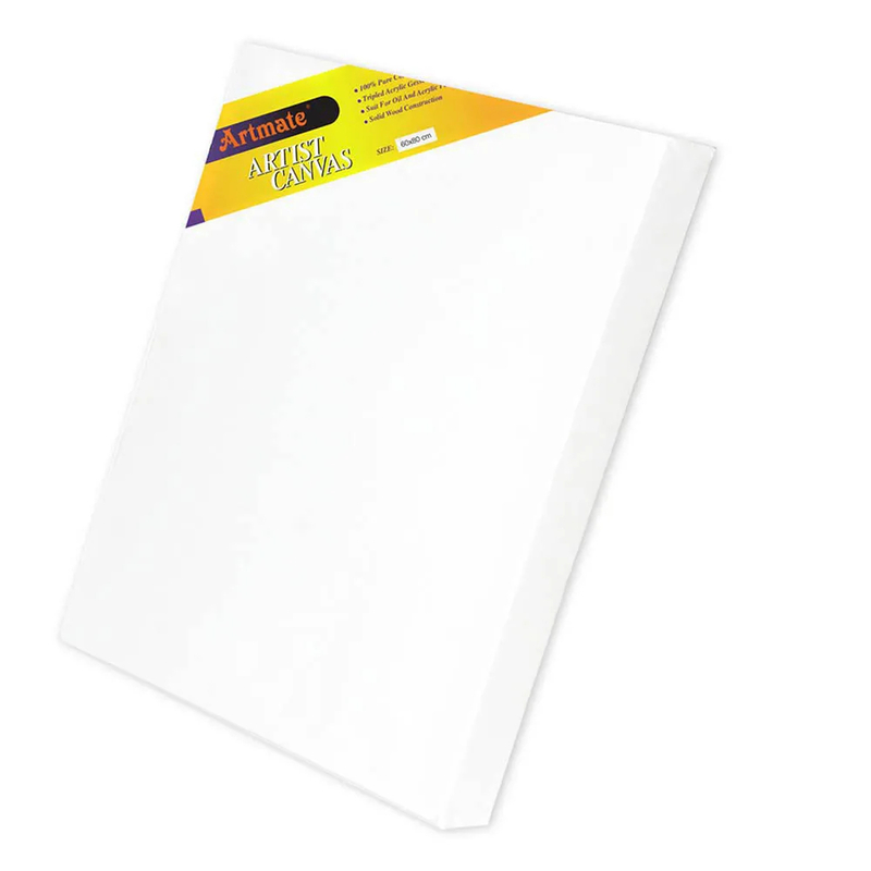 Artmate Stretched Canvases Back Stapled (320 GSM), 60X80cm Size - JIGNE11-6080