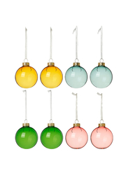 Tree ornament, bauble glass/mixed colours, 6 cm