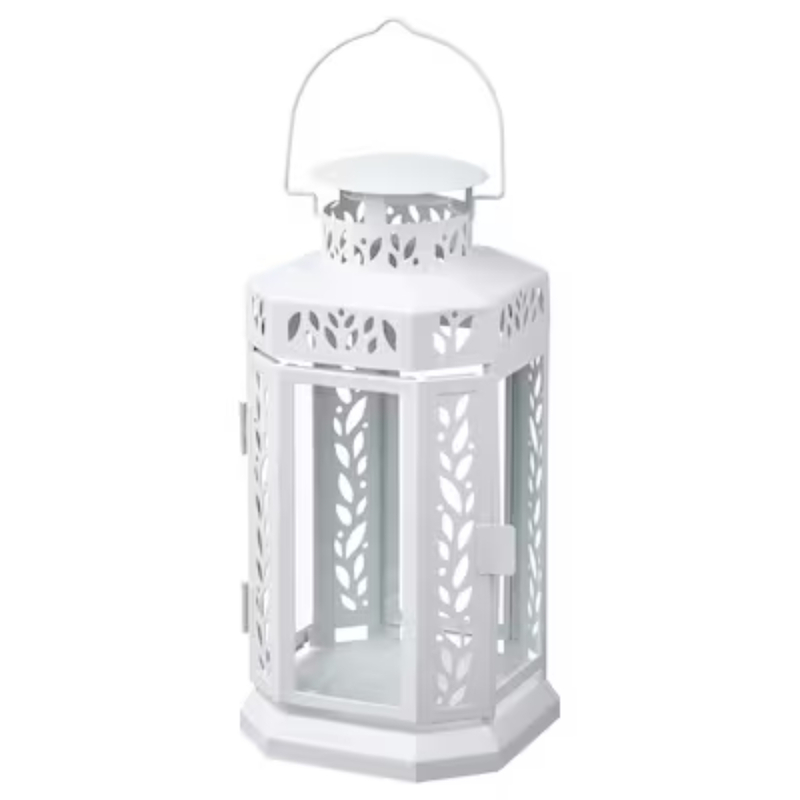 ENRUM Lantern f block candle, in/outdoor, 28 cm