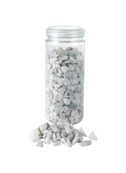 Decoration, stones, white, 650 g