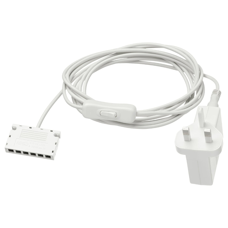 Led Driver With Cord White 19 W