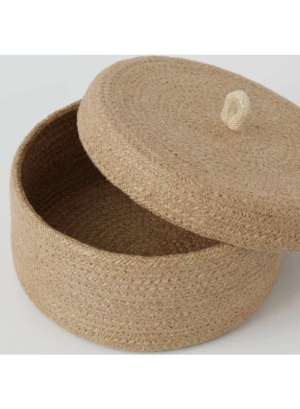 Basket with lid, 20x10 cm