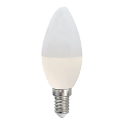 RR LED Bulb 5.5W Frosted 6500K (Daylight) E-14 Candle ShapeCL-5.5DE14