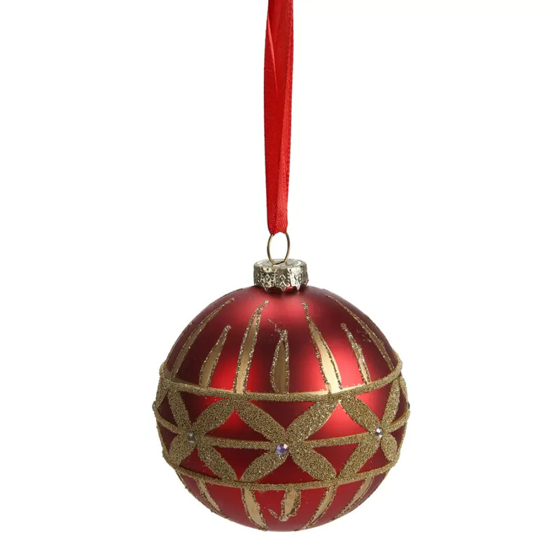 

Generic Christmas Atmosphera Folk Magic Glass Ball (8 cm)