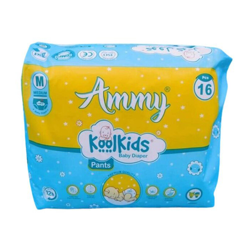 Ammy Cool Kids Premium Baby Diaper M-16