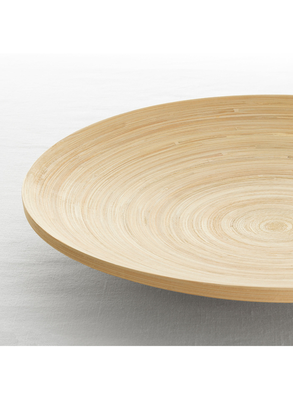 Decoration dish, bamboo, 30 cm