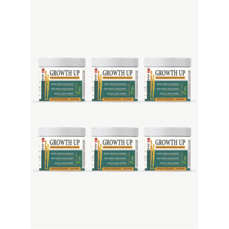 

AS SEEN ON TV Growth Up With Ayurvedic + Scientific Powder 250gram Pack of 6