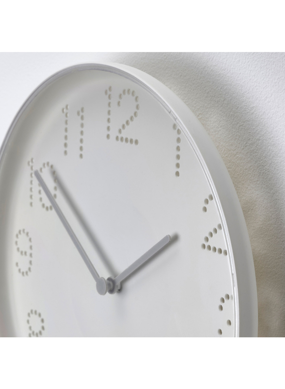 Wall clock, white, 25 cm