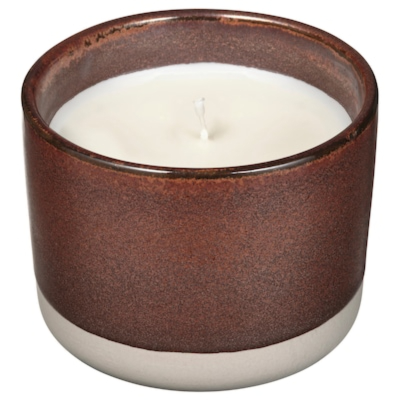 ROSENSLAN Scented candle in ceramic jar, 25 hr