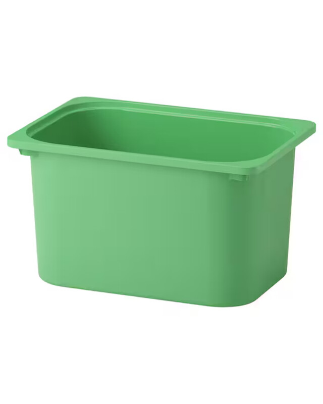 

TROFAST Storage box, bright green, 42x30x23 cm