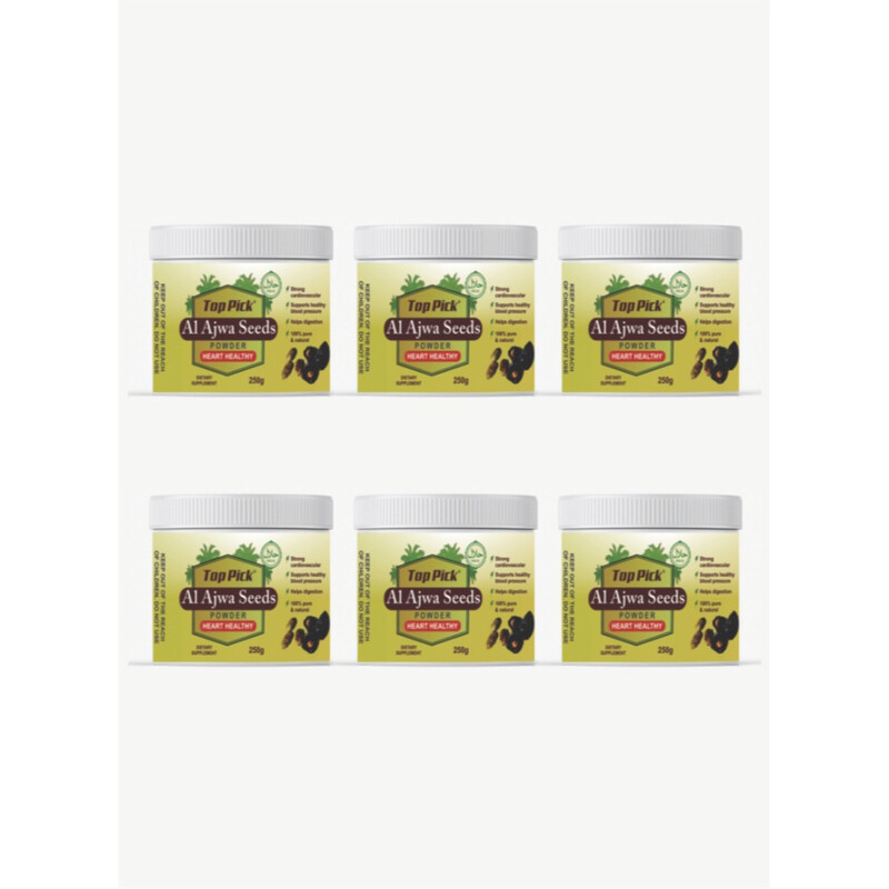 

Top Pick Al Ajwa Seeds Powder 250gram Pack of 6