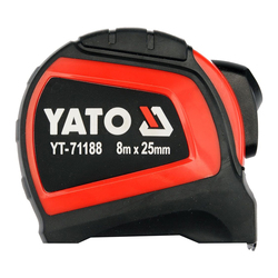 YATO Measuring Tape 8Mx25mm Double Blister Card YT-71188