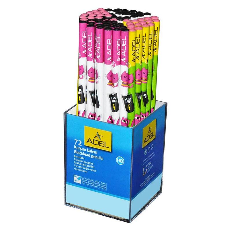 Adel Blacklead Pencils Cats, Pack of 72 Pcs - ALPE2061130694