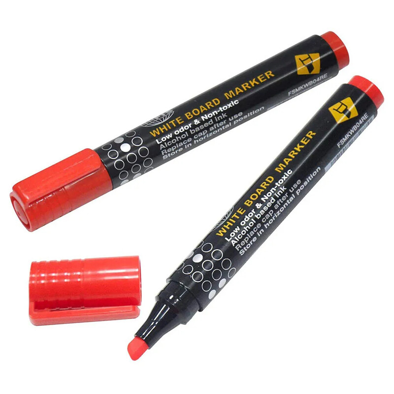 

Generic Fis White Board Markers Broad - 12 Pieces (red) - FSMKWB04RE