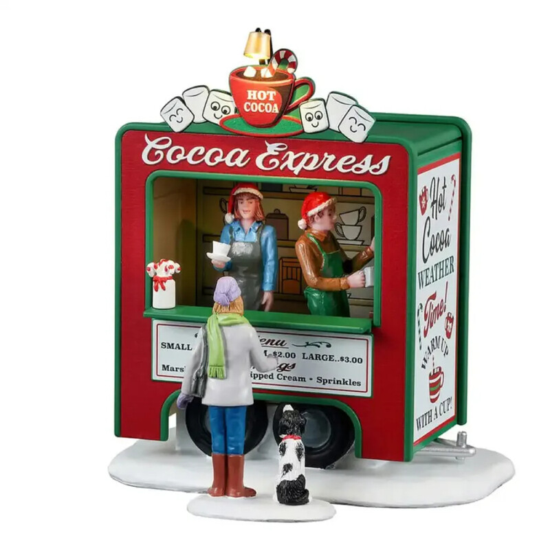 

Generic Christmas Lemax Battery -Operated Cocoa Express Festive Decor