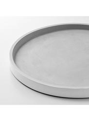 Saucer, in/outdoor light grey, 27 cm