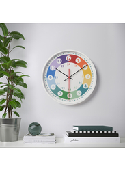 Wall clock, multicolour, 28 cm