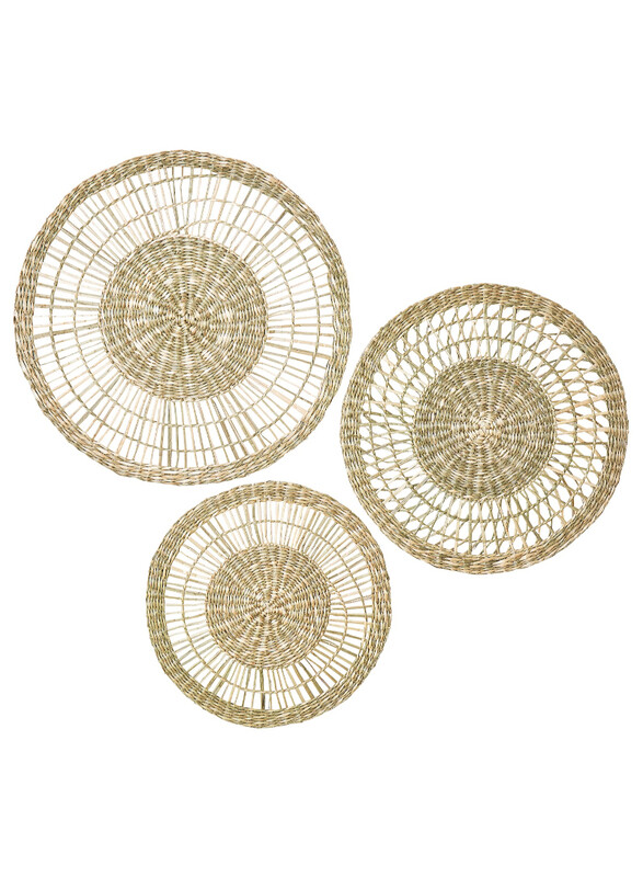 

Gillstad Wall decoration, set of 3, sedge handmade