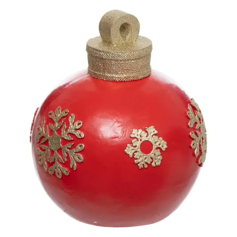 

Generic Christmas Atmosphera Red Resine Ball (26 cm, Red)