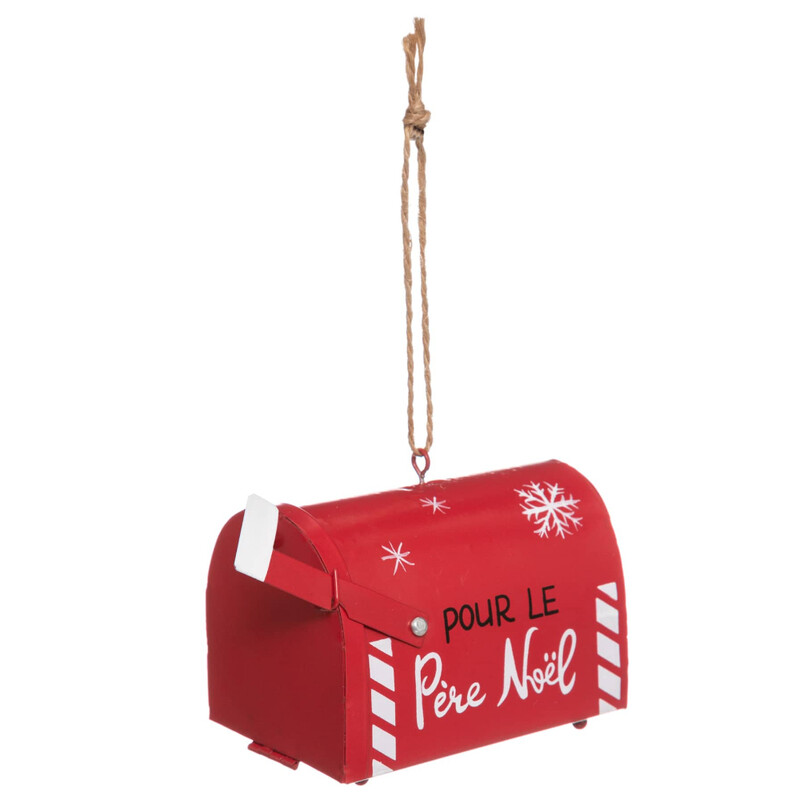 

Generic Christmas Atmosphera Crate Metal Letter Box Ornament