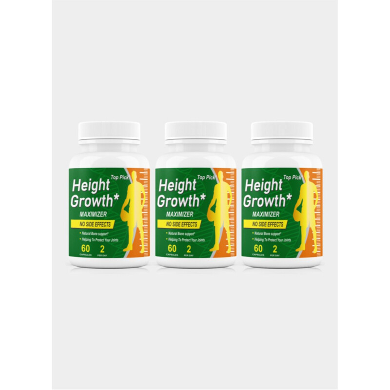 

Top Pick Height Growth Maximizer No Side Effects 60 Capsules Pack of 3