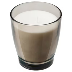 ENSTAKA Scented candle in glass, 50 hr