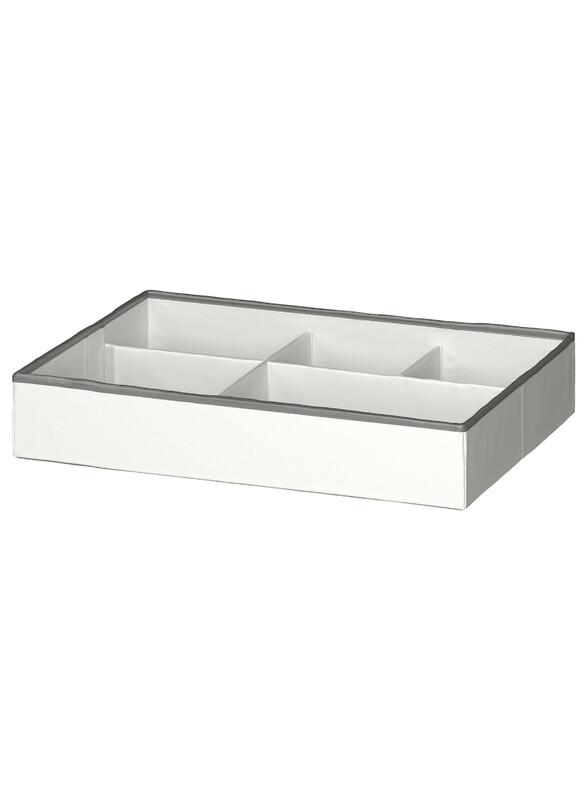 

Jattebjorn Organiser, white/grey, 50x35x9 cm