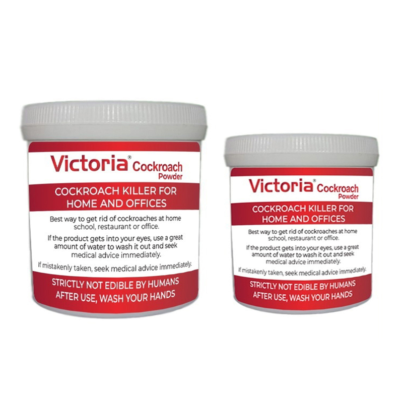 

Victoria Pack Of 2 Roach Insect Pest Control Powder Indoor and Outdoor Use & Other Major Cockroach Species