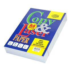 FIS Copy & Laser Photocopy Paper, 500 Sheets, White, 80 gsm, A4 (210 x 297 mm) Size - FSPWA4JFNE