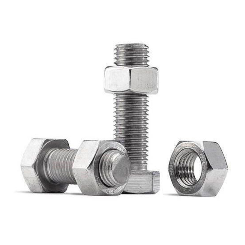 Bolt + Nut G I Hex Head 12mmx50mm - 10pcs