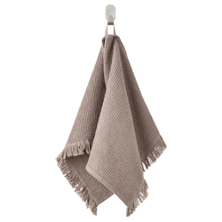 Hand Towel Made Of Microfibre Light Grey/Brown 40X70cm