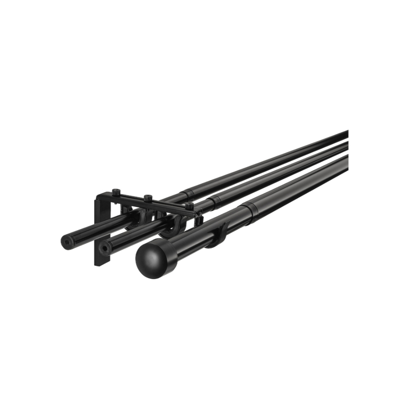 Triple curtain rod combination, 120-210 cm