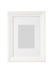 Frame, white, 21x30 cm