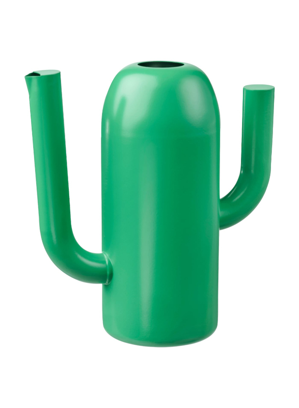 Vase/watering can, bright green, 24 cm