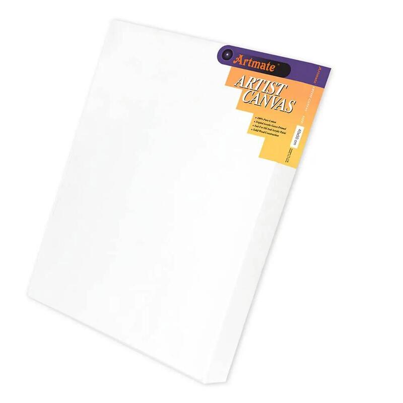 Artmate Stretched Canvases Back Stapled (320 GSM), 40X50cm Size - JIGNE11-4050