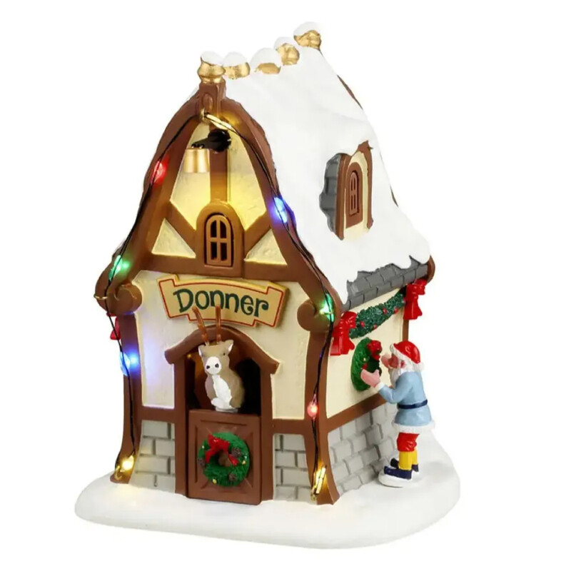 

Generic Christmas Lemax Donner's Den Festive Decor AC Adaptable