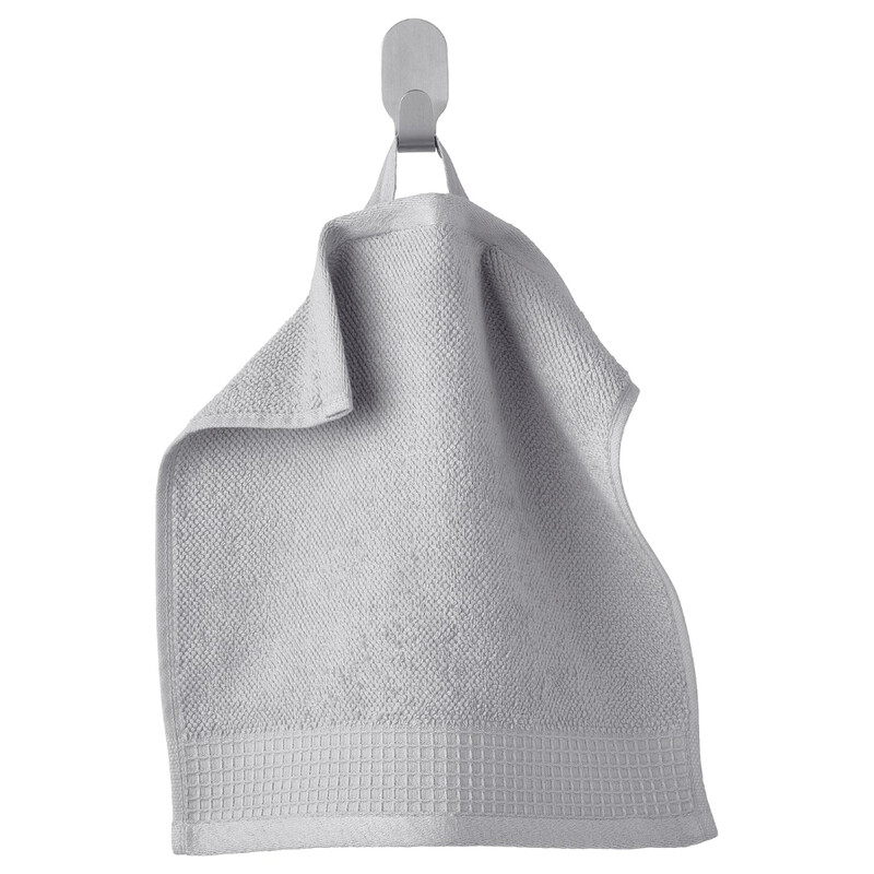 

Generic Washcloth Light Grey Towel Extra Soft And Super Absorbent 30X30cm