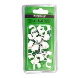 Elec Cable Clip 9mm 20Pcs/Blister TCC 9W Terminator