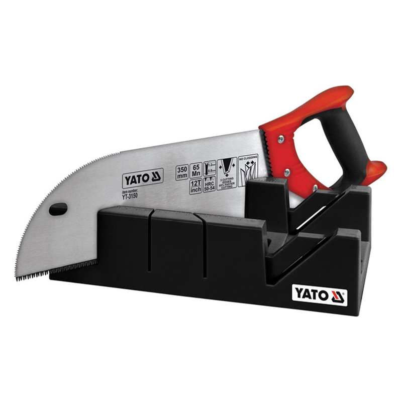 YATO Plastic Mitre Box With Dovetail Saw 350mm YT-3150