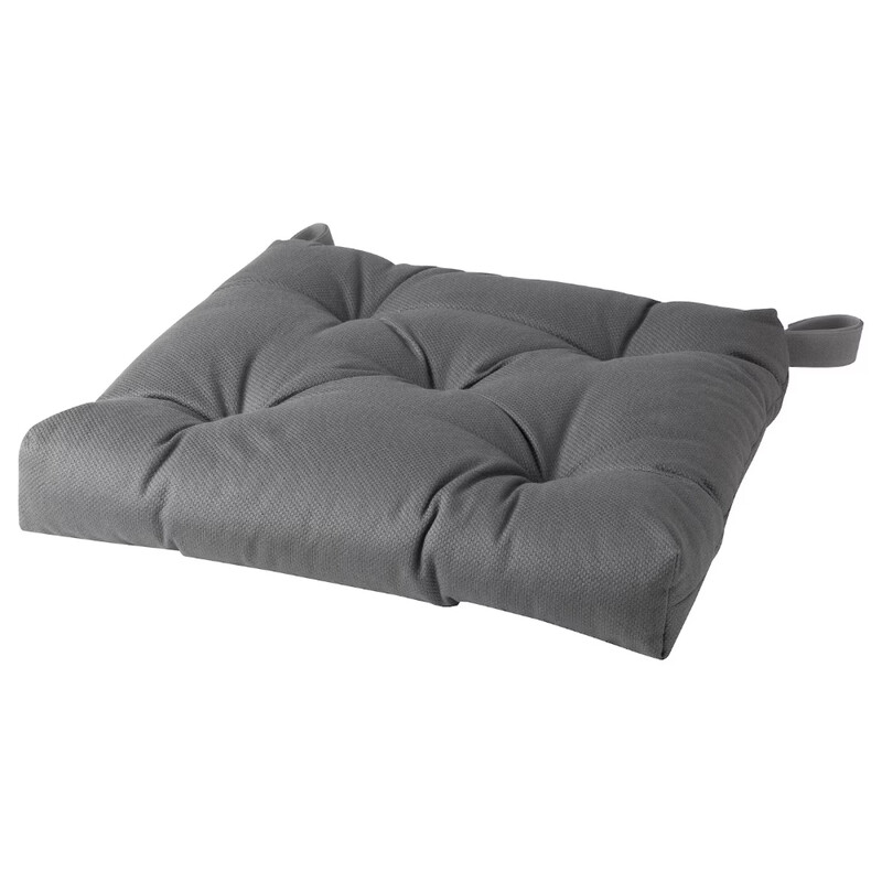 

Generic Chair Cushion Grey 40/35X38X7cm