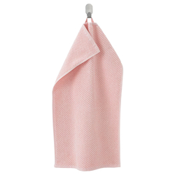 GULVIAL Hand towel, pale pink, 40x70 cm