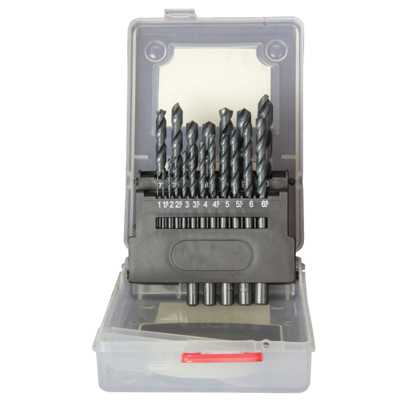 YATO HSS Twist Drill Bit 19pcs/set 1-10mm Clear Plastic Box YT-4009