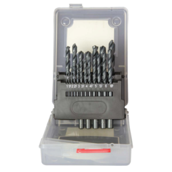 YATO HSS Twist Drill Bit 19pcs/set 1-10mm Clear Plastic Box YT-4009