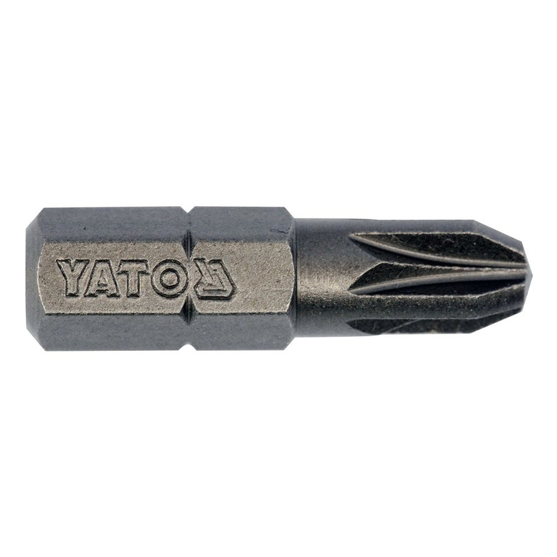 YATO Screwdriver Bits 1/4"x25mm PZ3 10pcs/Box YT-78136