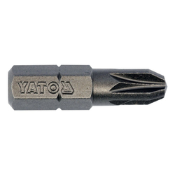 YATO Screwdriver Bits 1/4"x25mm PZ3 10pcs/Box YT-78136