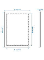 Frame, black, 21x30 cm